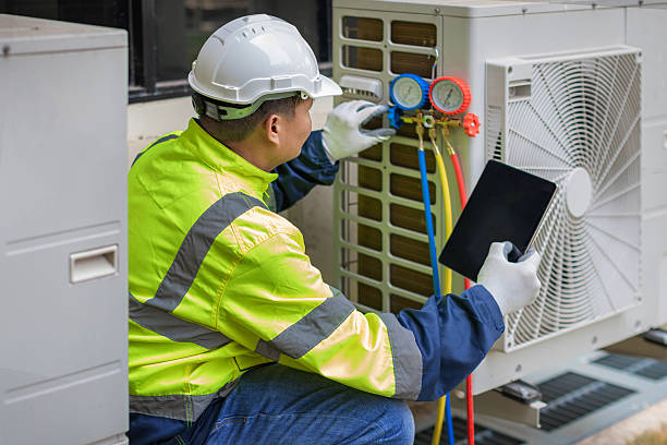 Professional Hvac technician working in Durant, OK